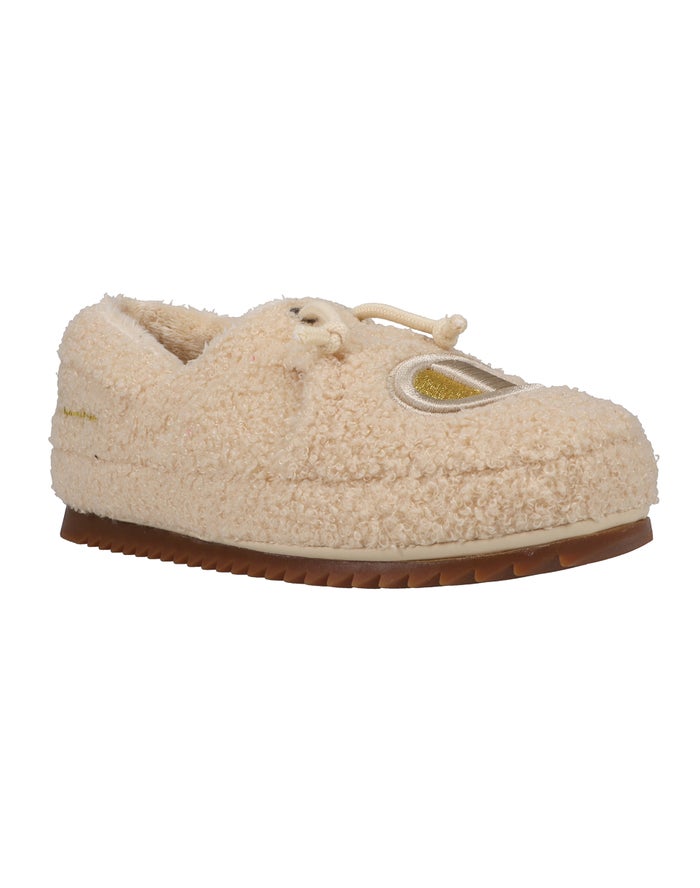 Champion University Cozy High Pile Slippers Dames - Khaki - Belgie 8517NJHTY